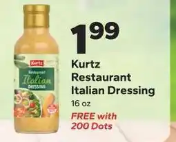 Save a Lot Kurtz Restaurant Italian Dressing offer