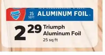 Save a Lot Triumph Aluminum Foil offer