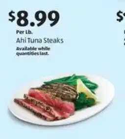 Aldi Ahi Tuna Steaks offer