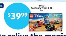 Aldi LEGO Toy Story Train & RC Car offer