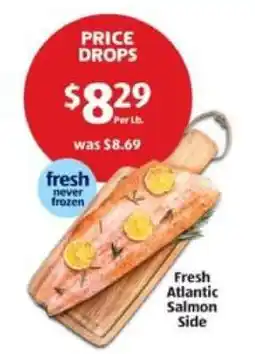 Aldi Fresh Atlantic Salmon Side offer