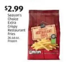 Aldi Season's Choice Extra Crispy Restaurant Fries offer
