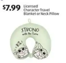 Aldi Licensed Character Travel Blanket or Neck Pillow offer