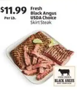 Aldi Fresh Black Angus USDA Choice Skirt Steak offer