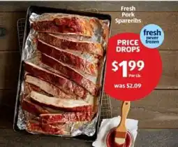 Aldi Fresh Pork Spareribs offer