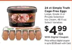 Kroger Simple Truth Cage-Free Eggs offer