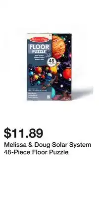 Kohl's Melissa & Doug Solar System 48-Piece Floor Puzzle offer