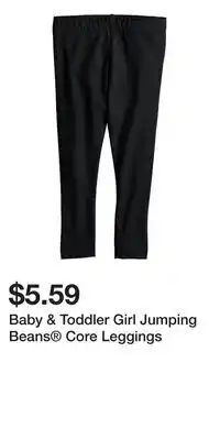 Kohl's Baby & Toddler Girl Jumping Beans Core Leggings offer