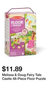 Kohl's Melissa & Doug Fairy Tale Castle 48-Piece Floor Puzzle offer