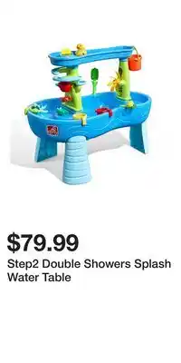 Kohl's Step2 Double Showers Splash Water Table offer