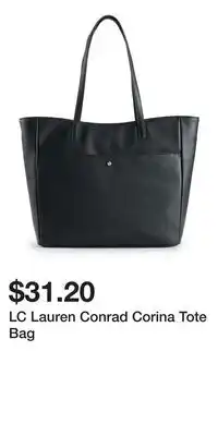 Kohl's LC Lauren Conrad Corina Tote Bag offer
