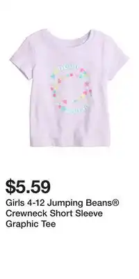 Kohl's Girls 4-12 Jumping Beans Crewneck Short Sleeve Graphic Tee offer