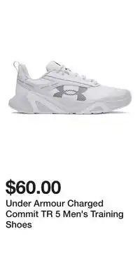 Kohl's Under Armour Charged Commit TR 5 Men's Training Shoes offer