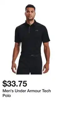 Kohl's Men's Under Armour Tech Polo offer