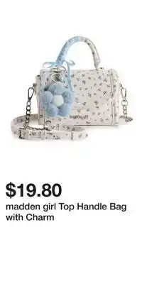 Kohl's madden girl Top Handle Bag with Charm offer