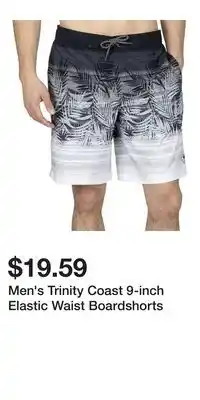 Kohl's Men's Trinity Coast 9-inch Elastic Waist Boardshorts offer