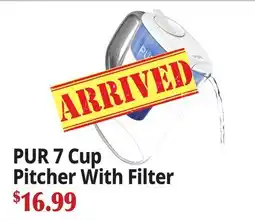 Ocean State Job Lot PUR 7 Cup Pitcher With Filter offer