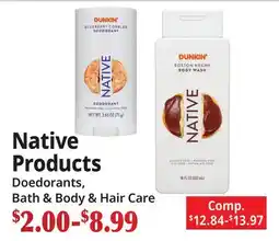Ocean State Job Lot Native Products offer