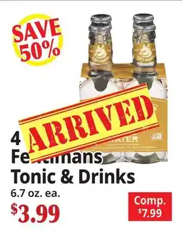 Ocean State Job Lot Fentiman's Tonic & Drinks offer