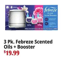 Ocean State Job Lot 3 Pk. Febreze Scented Oils + Booster offer