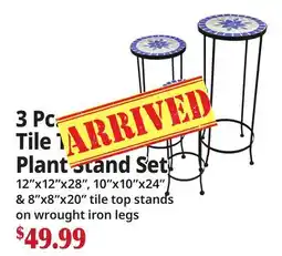 Ocean State Job Lot Plant Stand Set offer