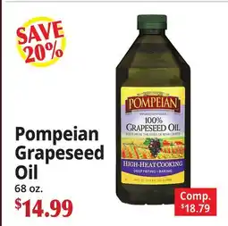 Ocean State Job Lot Pompeian Grapeseed Oil offer