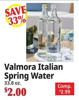 Ocean State Job Lot Valmora Italian Spring Water offer