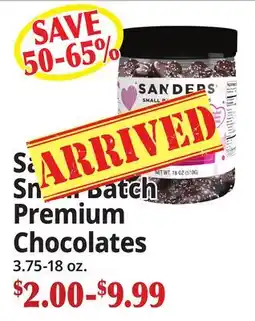 Ocean State Job Lot Sander's Small Batch Premium Chocolates offer