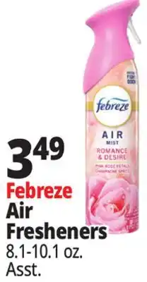 Ocean State Job Lot Febreze Air Fresheners offer