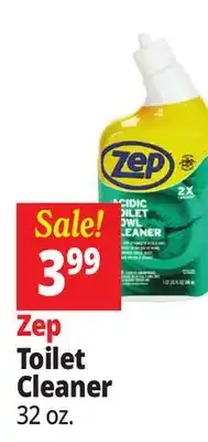 Ocean State Job Lot ZEP Acidic Toilet Bowl Cleaner 32 oz offer