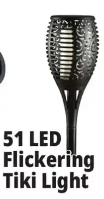 Ocean State Job Lot 51 LED Flickering Flickering Tiki Light offer
