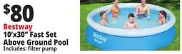 Ocean State Job Lot Bestway 10' x 30 Fast Set Above Ground Pool offer