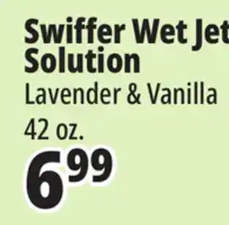 Ocean State Job Lot Swiffer Wet Jet Solution offer