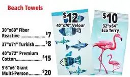 Ocean State Job Lot Beach Towels offer