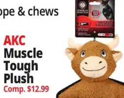 Ocean State Job Lot AKC Muscle Tough Plush offer
