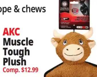 Ocean State Job Lot AKC Muscle Tough Plush offer