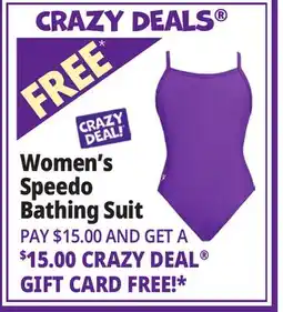 Ocean State Job Lot Women's Speedo Bathing Suit offer