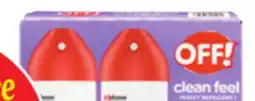 Ocean State Job Lot OFF! Clean Feel Insect Repellent 2pk 9 oz offer