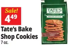 Ocean State Job Lot Tate's Bake Shop Chocolate Chip Cookies 7 oz offer