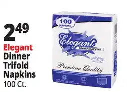 Ocean State Job Lot Elegant Paper Dinner Napkins 100-Count offer