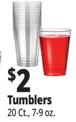 Ocean State Job Lot Tumblers offer