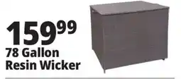 Ocean State Job Lot Resin Wicker Deck Box 78 Gal offer