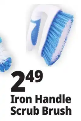 Ocean State Job Lot Gleam Iron Handle Scrub Brush offer