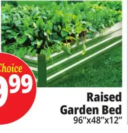 Ocean State Job Lot Galvanized Raised Garden Bed 96 x 48 x 12 offer