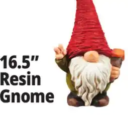 Ocean State Job Lot Outdoor Living Accents Resin Garden Gnome 16.5 offer