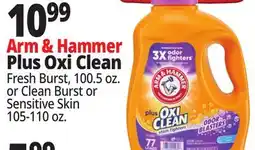 Ocean State Job Lot Arm & Hammer Plus Oxi Clean Stain Fighters Detergent 100.5 oz offer