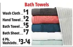 Ocean State Job Lot Bath Towels offer