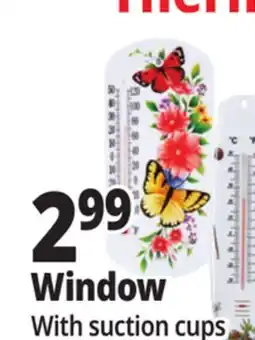 Ocean State Job Lot Outdoor Living Accents Window Thermometer offer