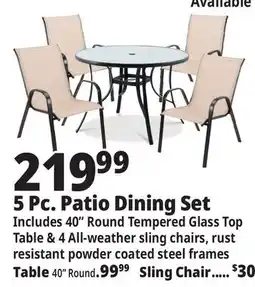 Ocean State Job Lot Round Bronze Finish Glass Top Patio Table 40 offer