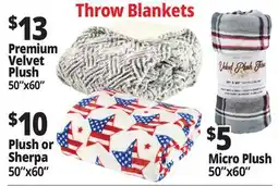 Ocean State Job Lot Throw Blankets offer